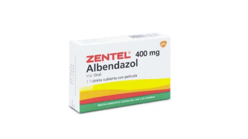 Zentel Albendazol Mg